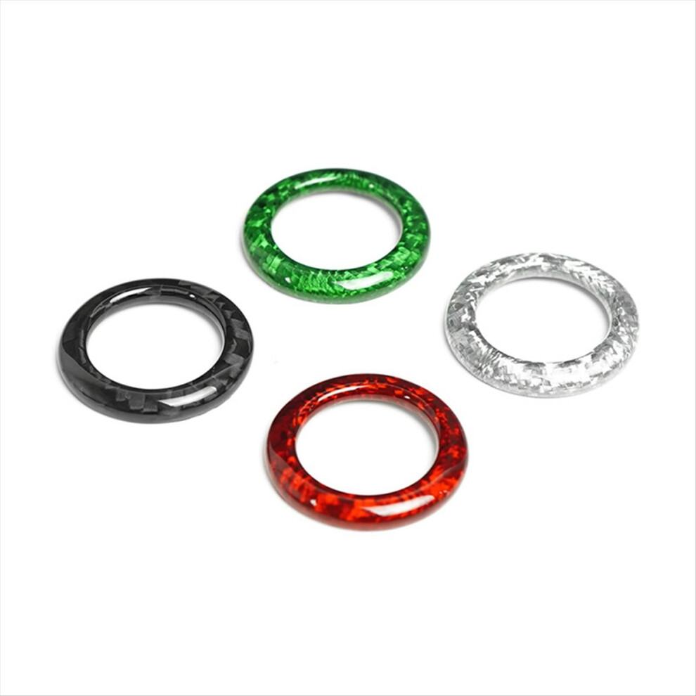 Real Hard Carbon Fiber Sticker Car Gear Shift Butt 4852555585381