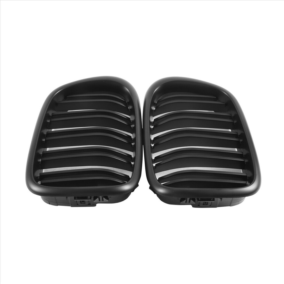 Front Bumper Kidney Grill Replacement Dual Slat Gr 4852555517863