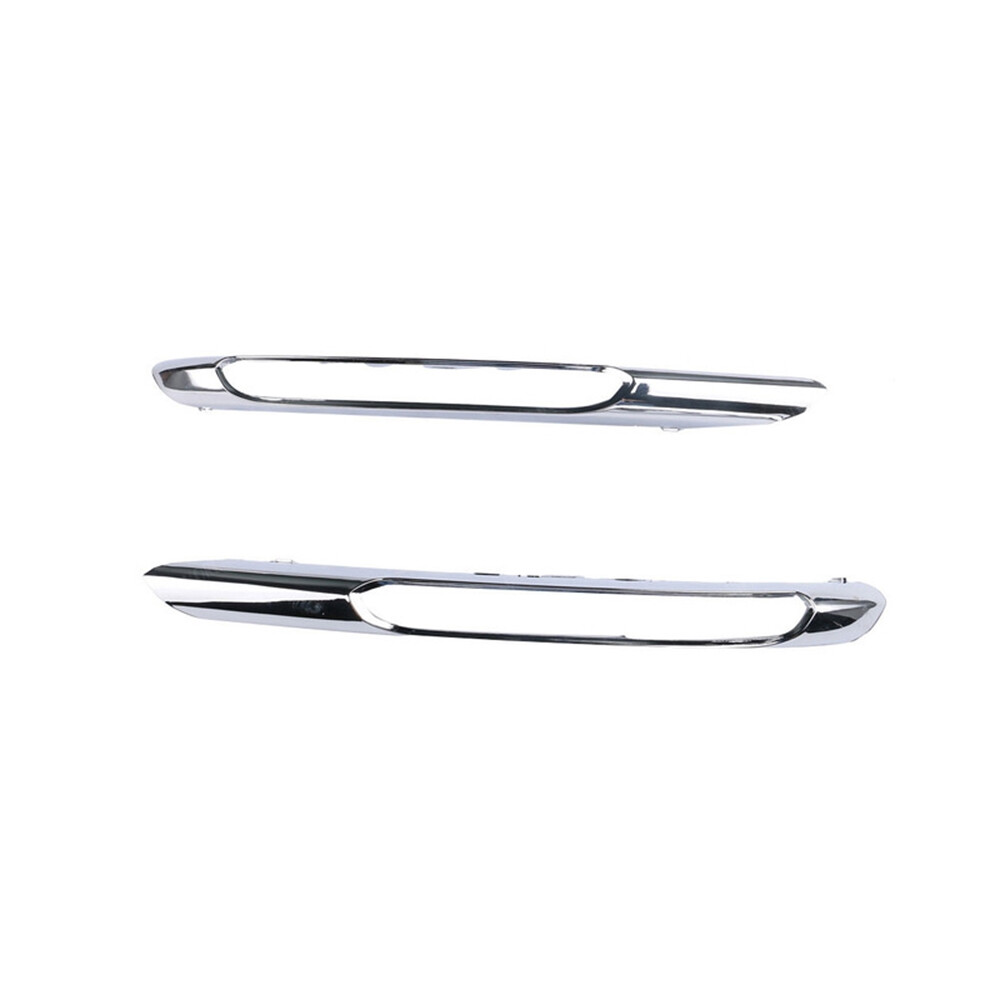 2Pcs Front Bumper Fog Grille Chrome Trim Mol Light 4852555526582