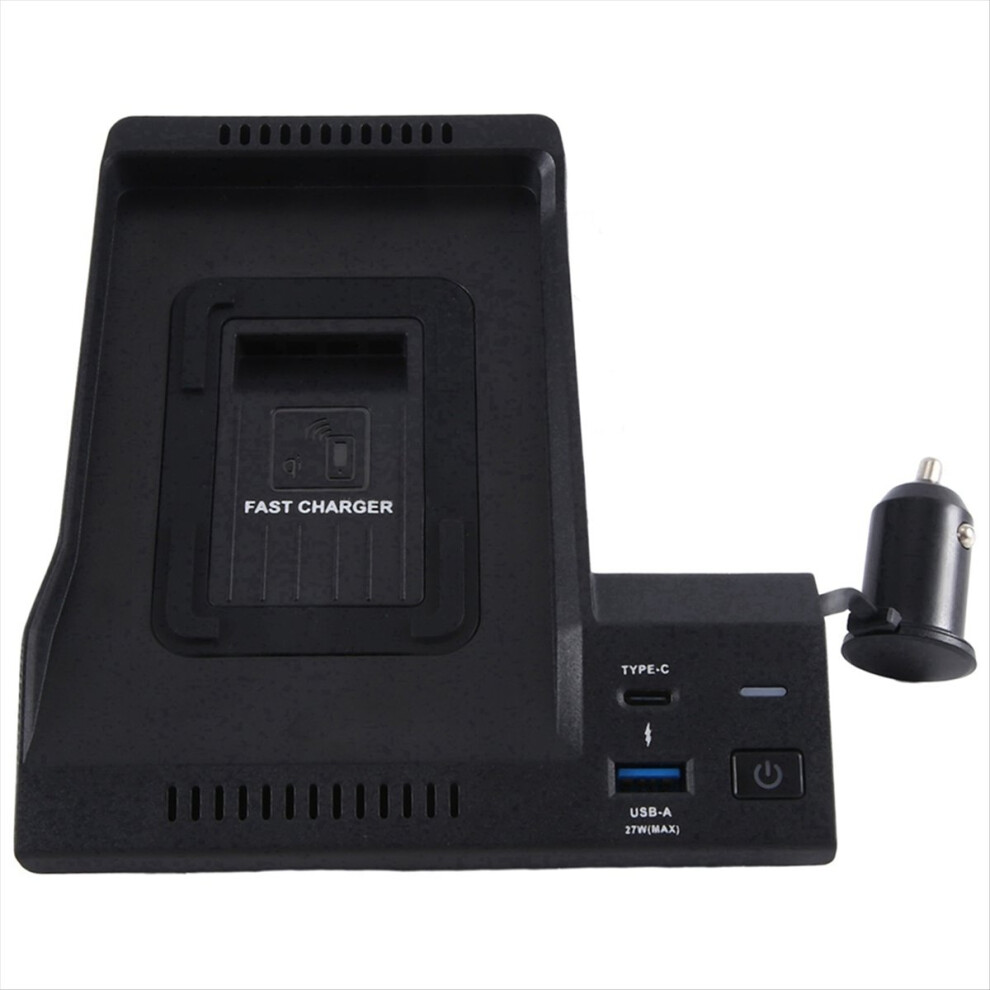 15W Car Wireless Charger Fast Cell Phone Charging Black 4852555506201