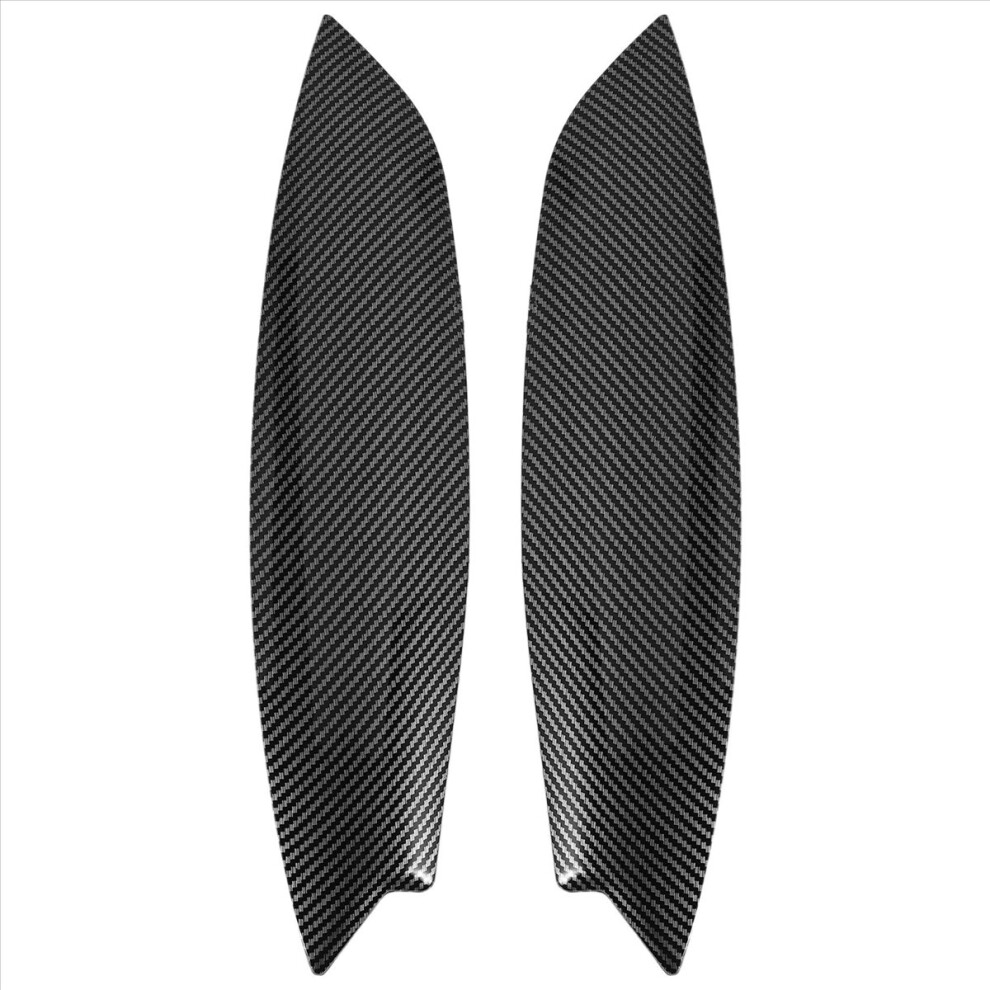 Carbon Fiber Headlights Eyebrows Eyelids Cover Eye 4852555530435