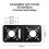 2Pcs Mount for Mini PC Mini-Host Hanging Bracket H 4