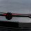 Red Car Front Bumper Grille Decoration Strip Trim 5