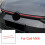 Red Car Front Bumper Grille Decoration Strip Trim 3