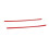Red Car Front Bumper Grille Decoration Strip Trim 2