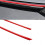 Red Car Front Bumper Grille Decoration Strip Trim 4