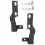 LED Light Pod Metal Hood Mount Bracket Kit/Ditch B 4