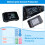 2 Set Motorcycle Speedometer Instrument Screen Pro 9