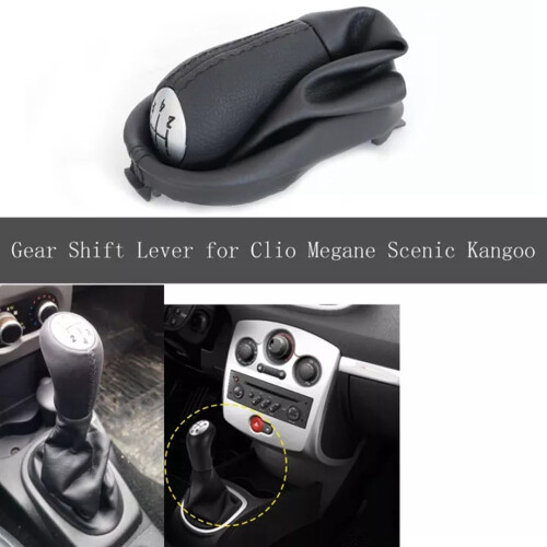 5 Speed Maunal Car Gear Shift Knob Lever with Boot 2