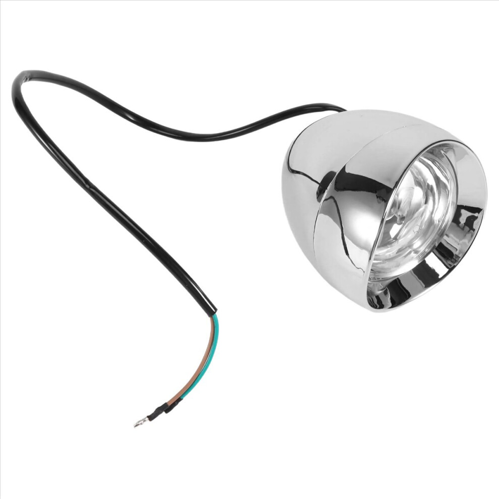 4Â³ Motorcycle Bike Chrome Head Spot Fog Lamp Light/Amber 4852555513896