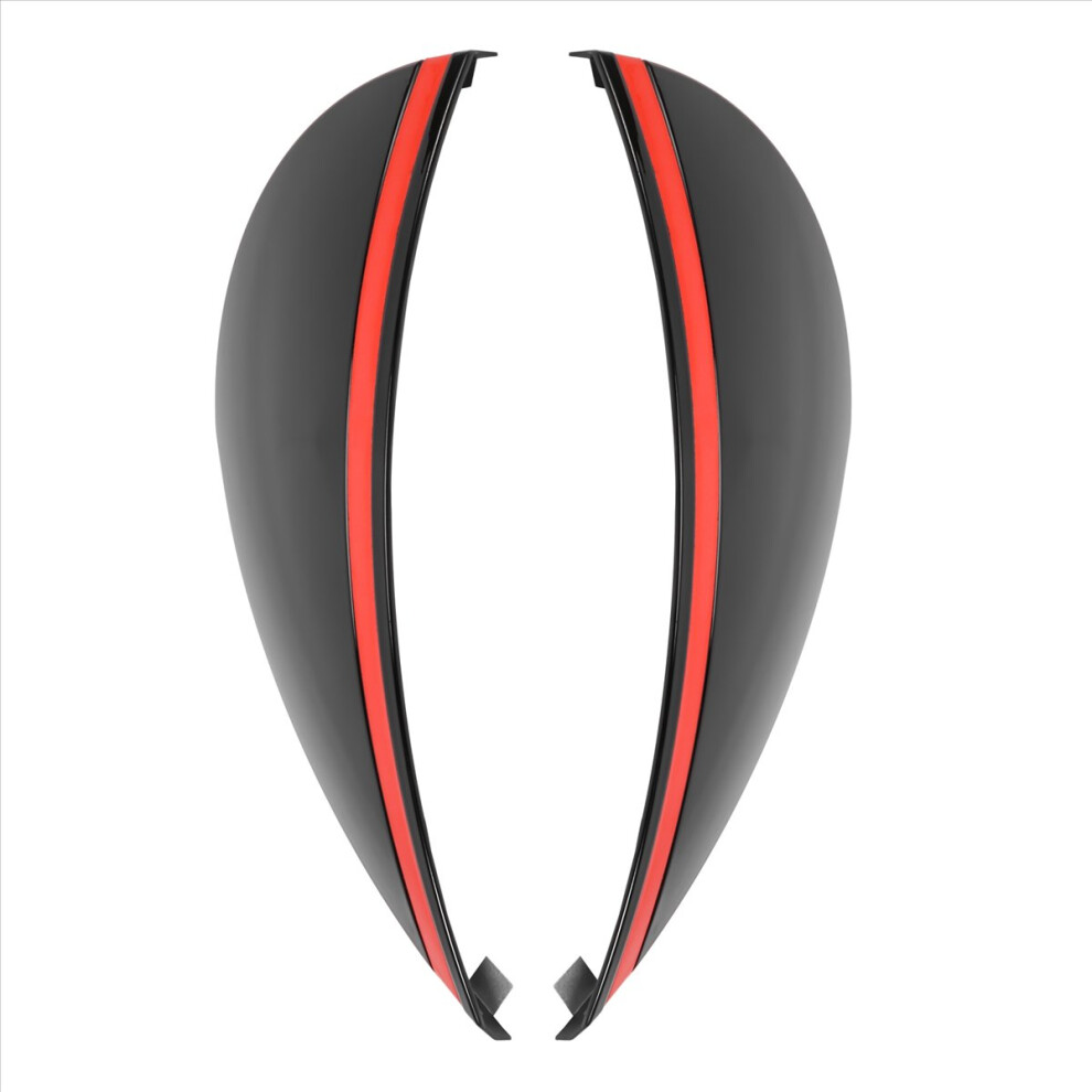 Glossy Headlights Eyebrows Eyelids Cover Eye Black 4852555536963