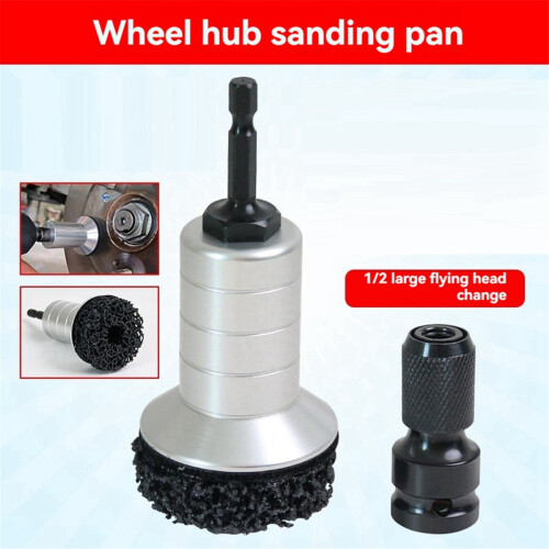 Brake Hub Cleaning Pad Holder Impact Driven & Stud 2