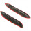1pair Real Carbon Fiber Front Bumper Side Splitter 3