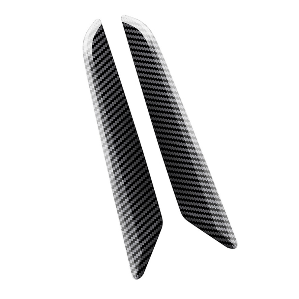 2Pcs Carbon Fiber Car Inner Door Handle Trim Pull 4852555540113