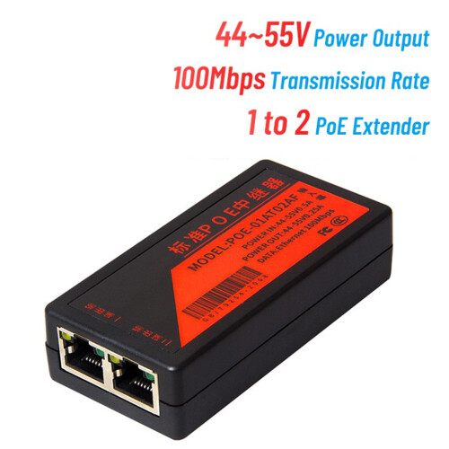 2 Port POE Extender 100Mbps with IEEE 802.3Af Stan 2