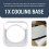For 2024 Mini Cooling Base Anti-Slip Dustproof 3D 6