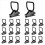 20pcs E Track D Ring Tie Down Anchors Closed Acces 4