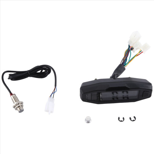 Universal Motorcycle Speedometer Tachometer Oil Ga 1