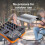4 Channel Audio Mixer DJ Console with Reverb Bluet 10