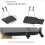 2 in 1 Foldable Car Computer Rack with Drawer Shel 6