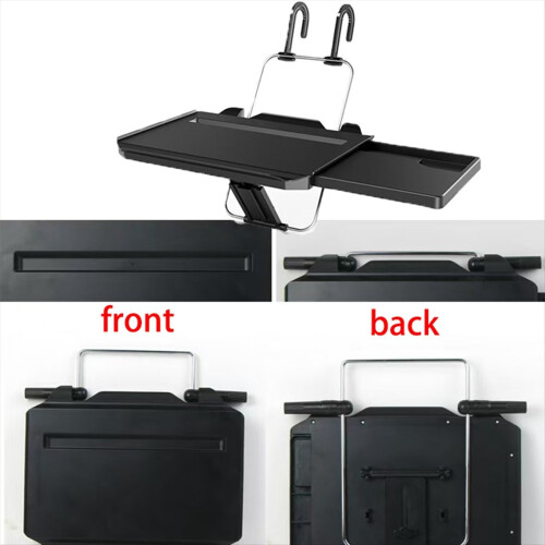 2 in 1 Foldable Car Computer Rack with Drawer Shel 2