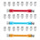 Handle Spoke Wrench CNC Spanner Set 5.0-6.8 Lengt 4