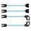 4pcs 90-Degree Right-Angle Bend SATA3.0 Data Cable 1