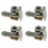 4Pcs Car Headlight Cleaning Nozzle Connector for P 2