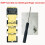 M.2 NGFF to MSATA Adapter Card B Key SSD Converter 3