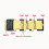 M.2 NGFF to MSATA Adapter Card B Key SSD Converter 4