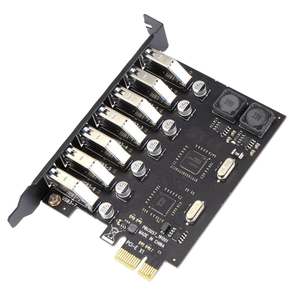 Usb 3.0 Pci-E Expansion Card Adapter 7 Ports Hub E 4852555527817