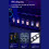 LED Nixie Tube Clock IPS Color Screen Digital DIY 3