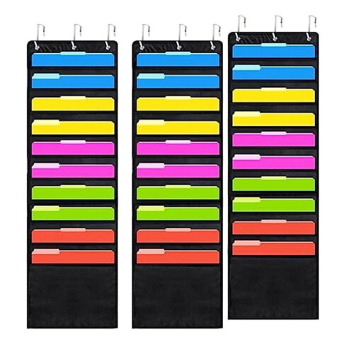 3Pcs Scrapbook Paper Storage, 12 x Inch Hanging St