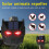 Solar Animal Repeller LED Red Blinking Light Outdo 15