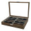 Walnut Wood Sunglasses Storage Display Box 8 Slots 4