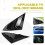 For 2016-2021 Sedan Rear Side Vent Quarter Window 7