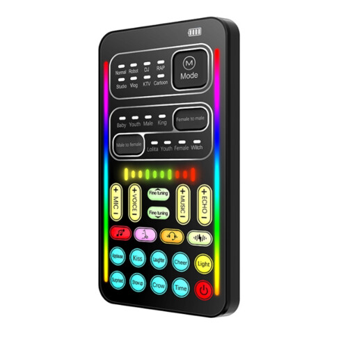 Live Sound Card Multiple Sound Effects Portable Li 2