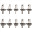 10 Pcs Removable Surfboard Fin Screw,Fin Screw Thu 4