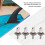 10 Pcs Removable Surfboard Fin Screw,Fin Screw Thu 5