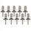 10 Pcs Removable Surfboard Fin Screw,Fin Screw Thu 3