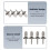 10 Pcs Removable Surfboard Fin Screw,Fin Screw Thu 6