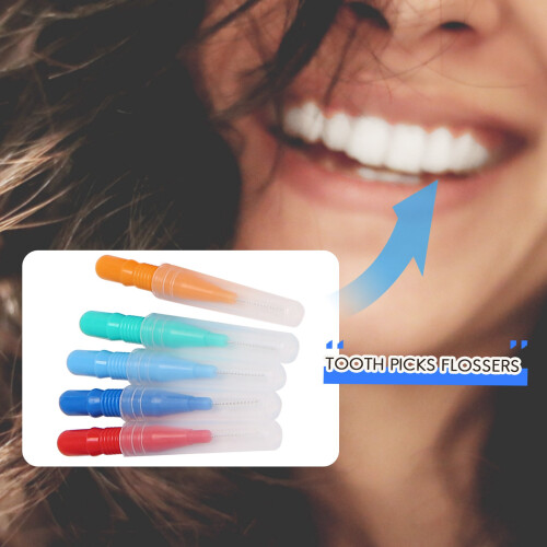 100Pcs Interdental Brush Teeth Soft Dental Picks T 2