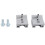 Seat Jack Spacer Lift Device for 05-22 Silver 3