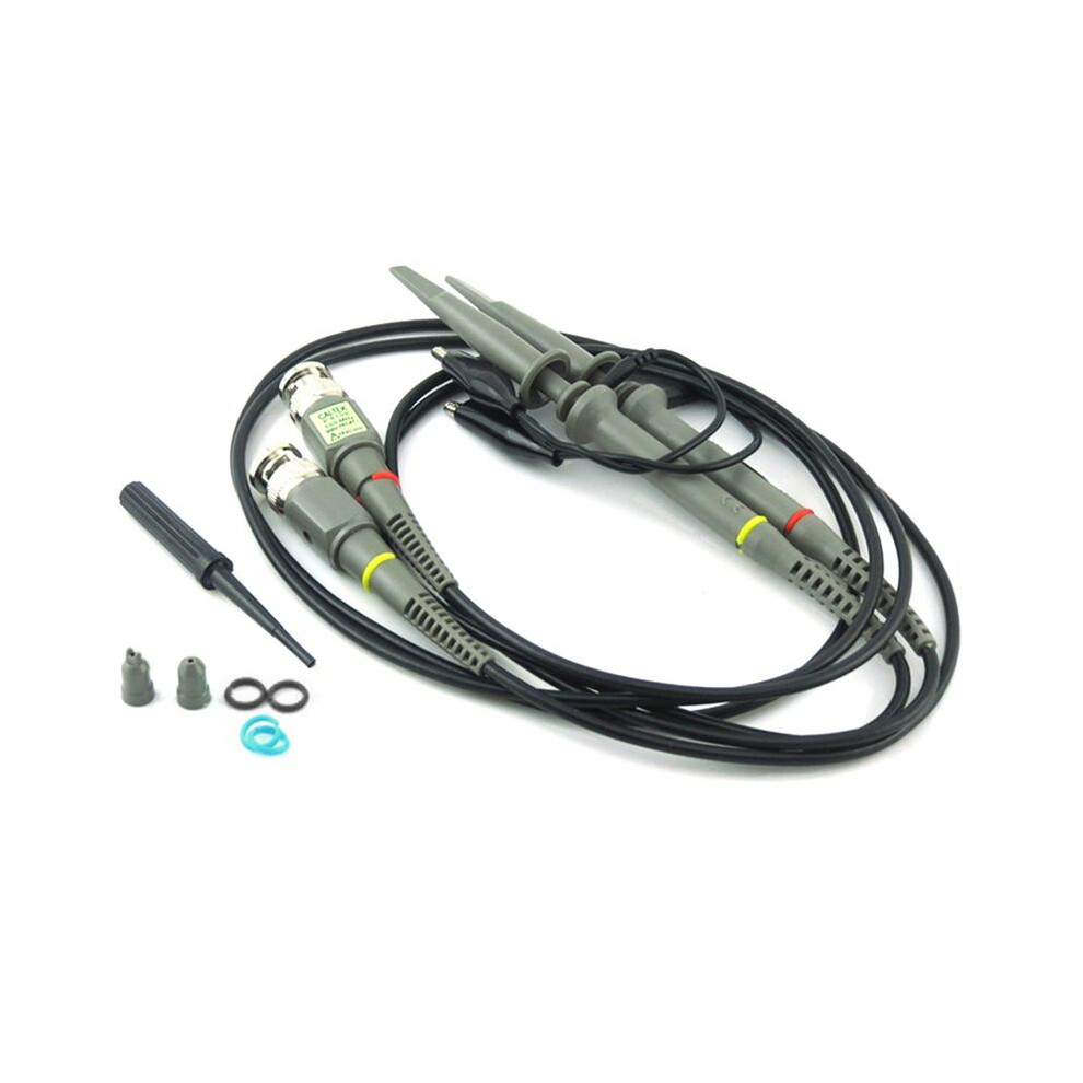 2Pc P6100 Bnc Oscilloscope Probe Kit 100Mhz 1X 10X 4851175632024
