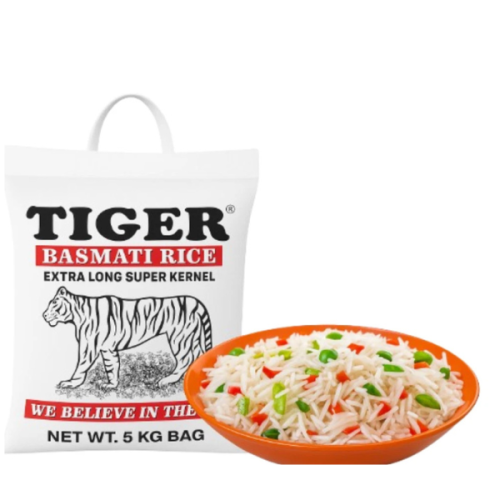 Super Kernel Tiger Basmati Rice Premium Long 5 KG