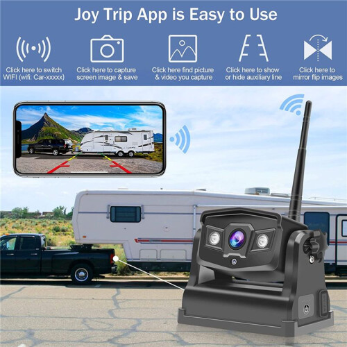 Wireless Backup Camera, WiFi Rear/Front View Camer 2