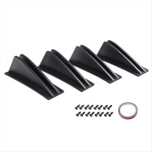 Universal Rear Bumper Lip Diffuser Fins, Chin Prot