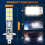 4PCS H1 6000K Super White 80W LED Headlight Bulbs 10