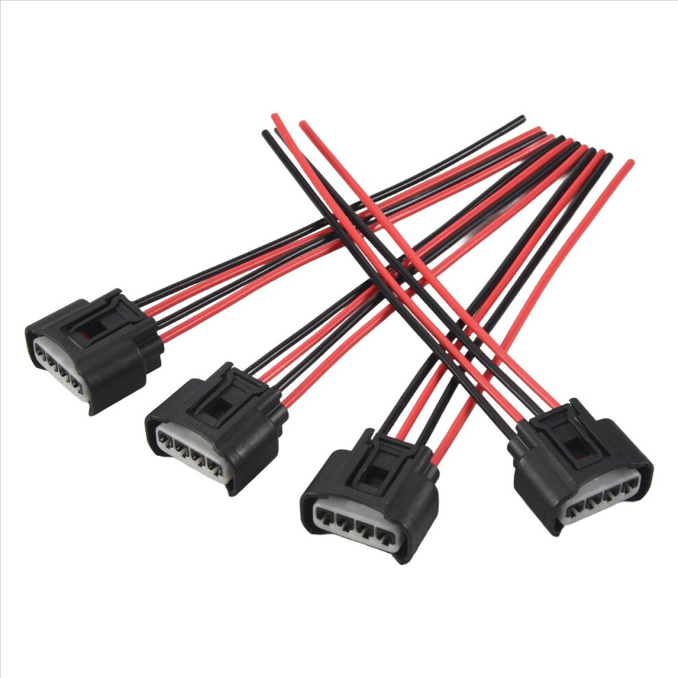 4Pcs Ignition Coil Female Connector Plug Harness P 4853800979757