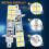 4PCS H1 6000K Super White 80W LED Headlight Bulbs 7